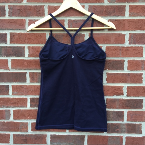 (SOLD) Lululemon Power Y Tank Black Swan Dark Purple - Picture 2 of 7